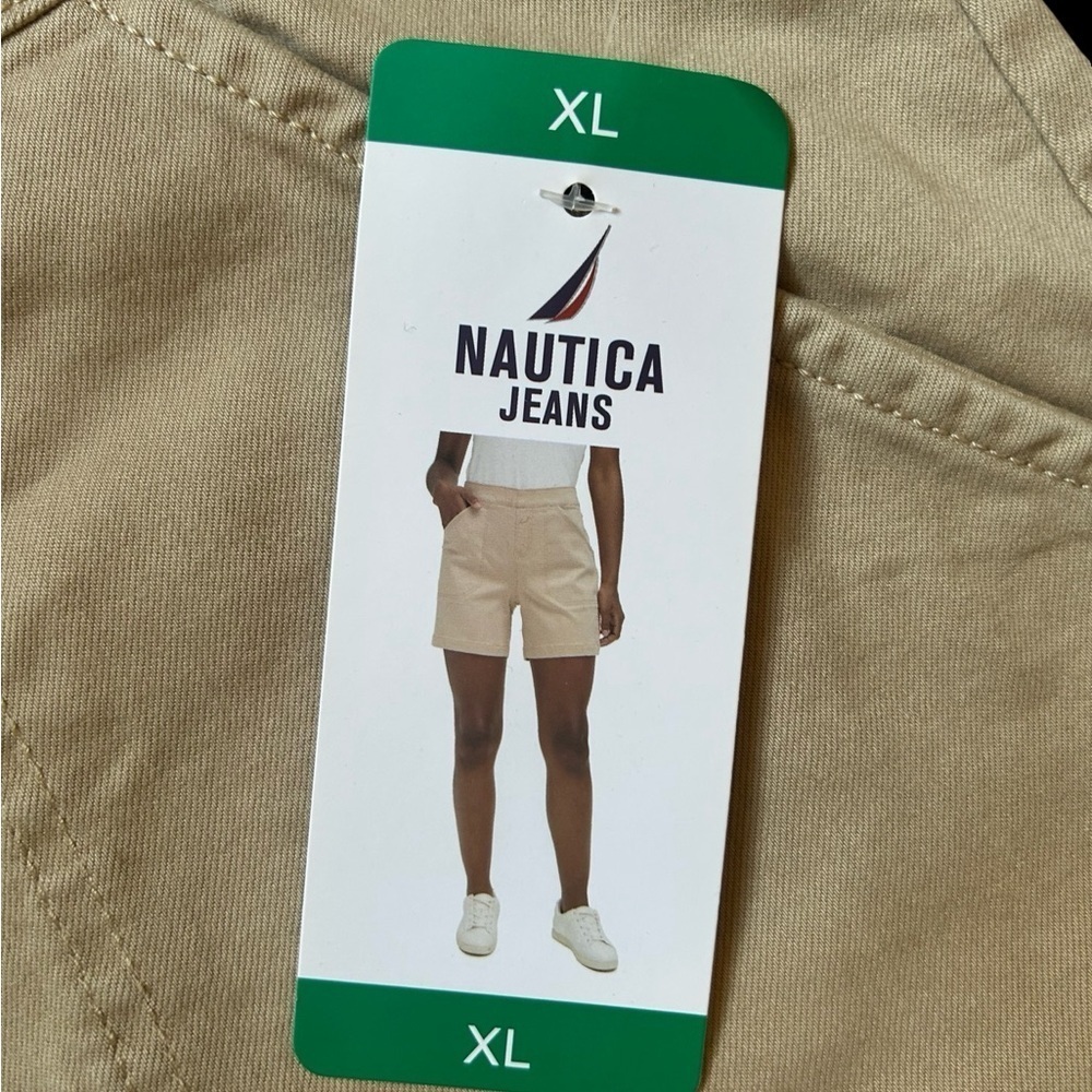 NWT Nautica Stretch Pull-on Chino Shorts XL - Picture 6 of 11